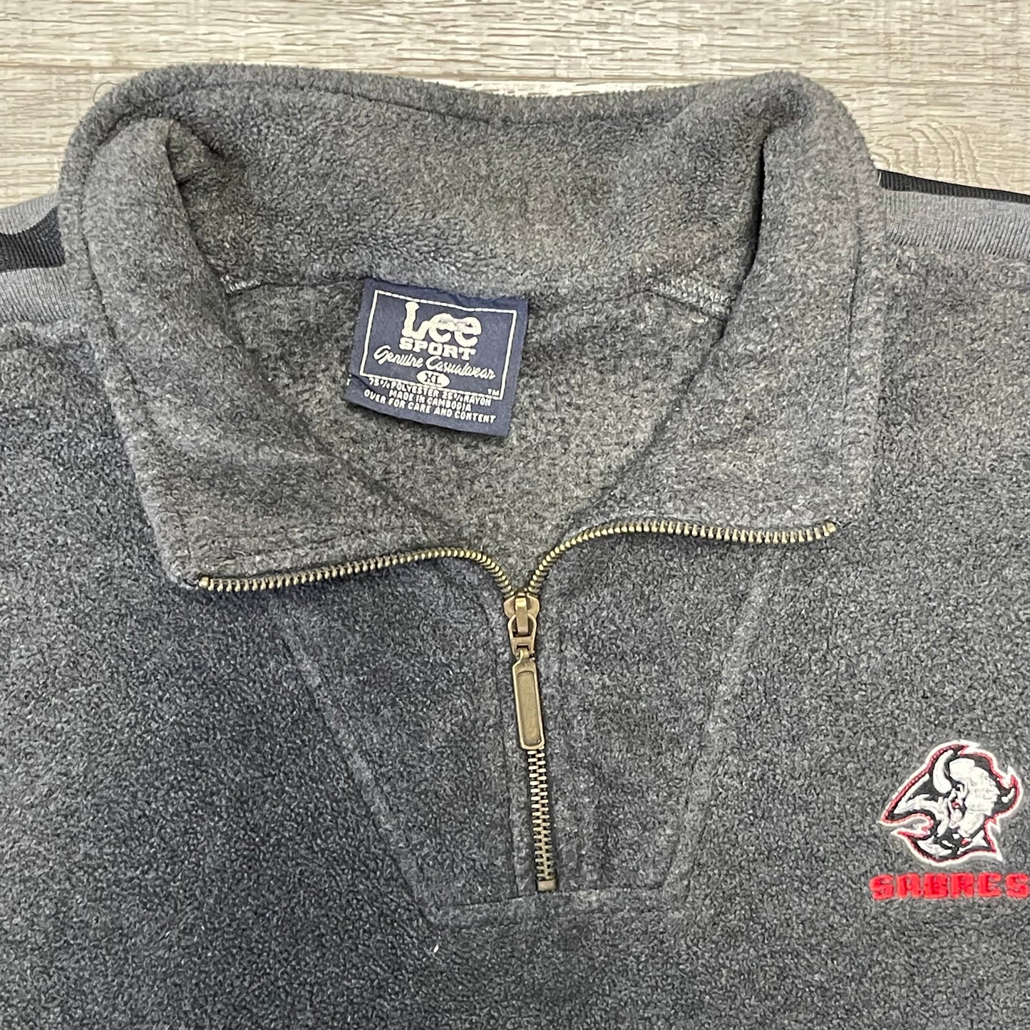 Vintage 1990s NHL Buffalo Sabres Fleece Sweatshirt Size XXL