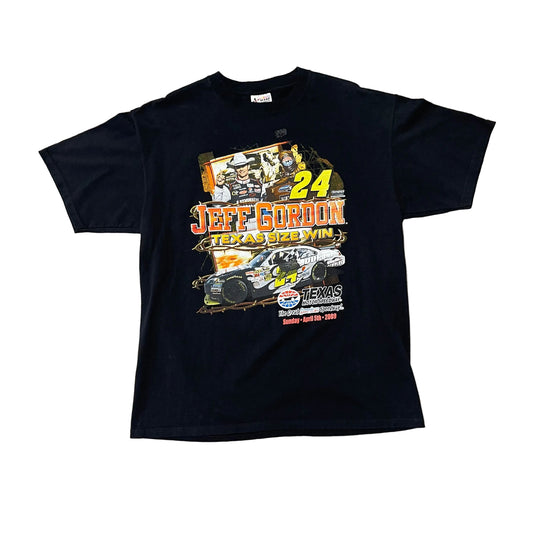 Vintage Jeff Gordon Texas Win NASCAR Shirt Size XL
