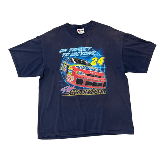 Vintage Jeff Gordon On Target To Victory NASCAR Shirt XXL