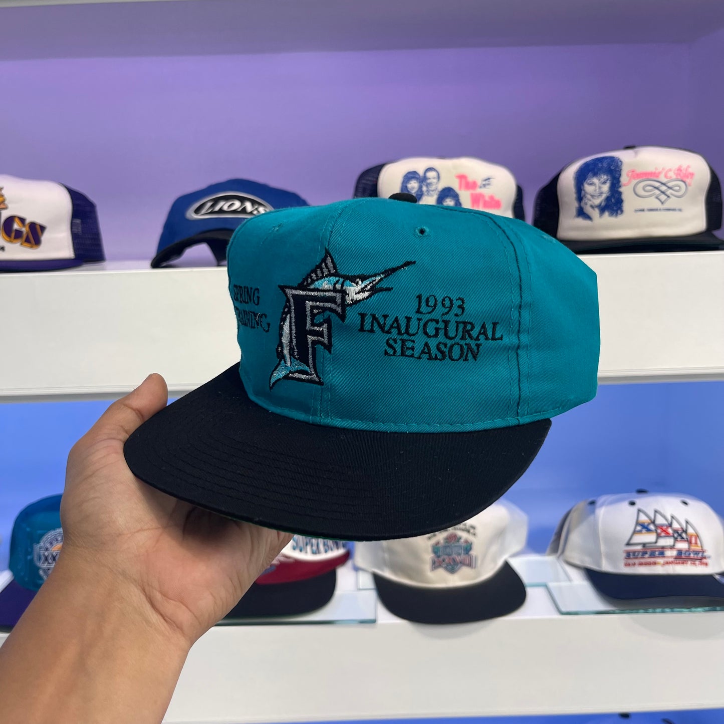 Vintage 1993 Florida Marlins Inaugural Season Snap Back