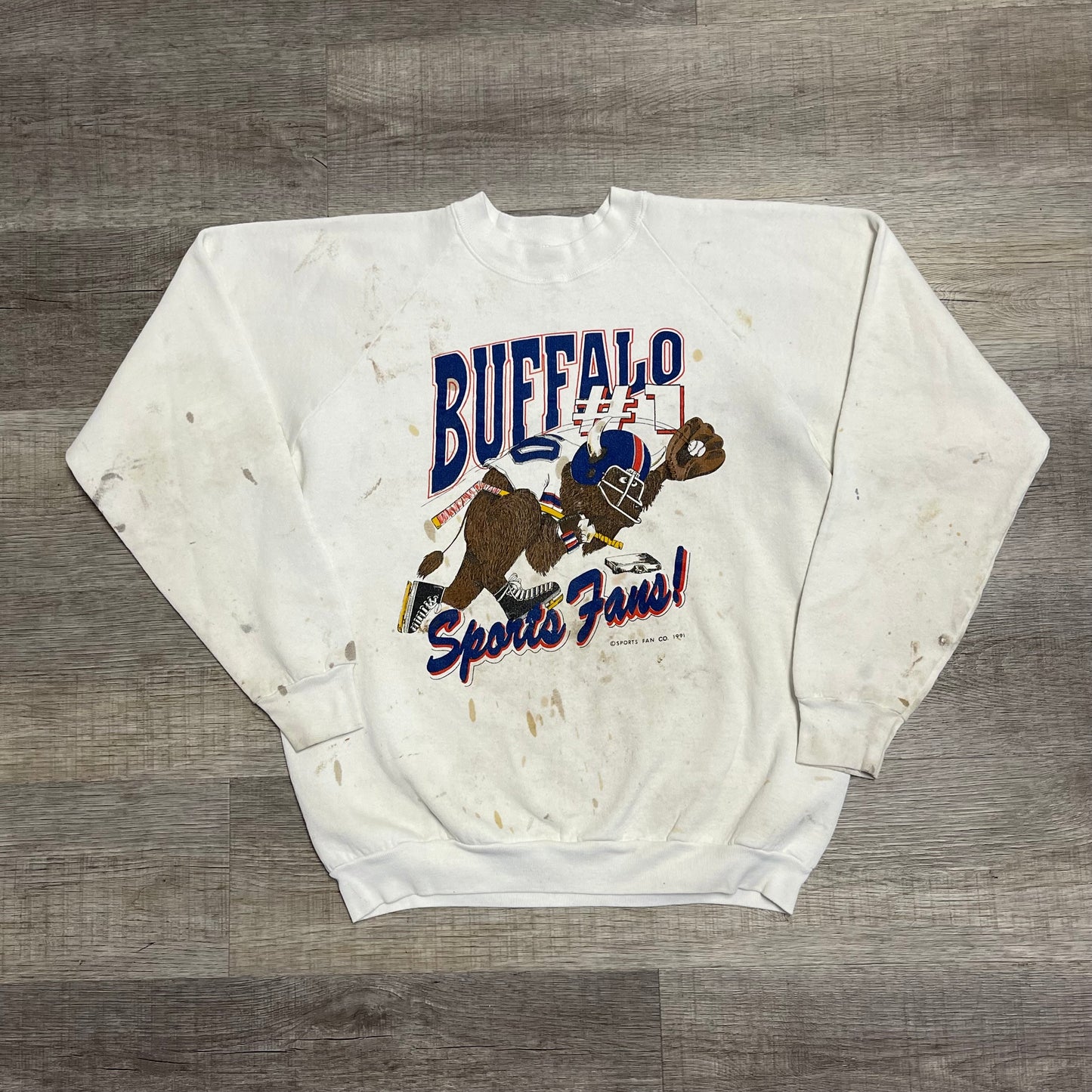 1991 Buffalo Bills Sweatshirt Size XL