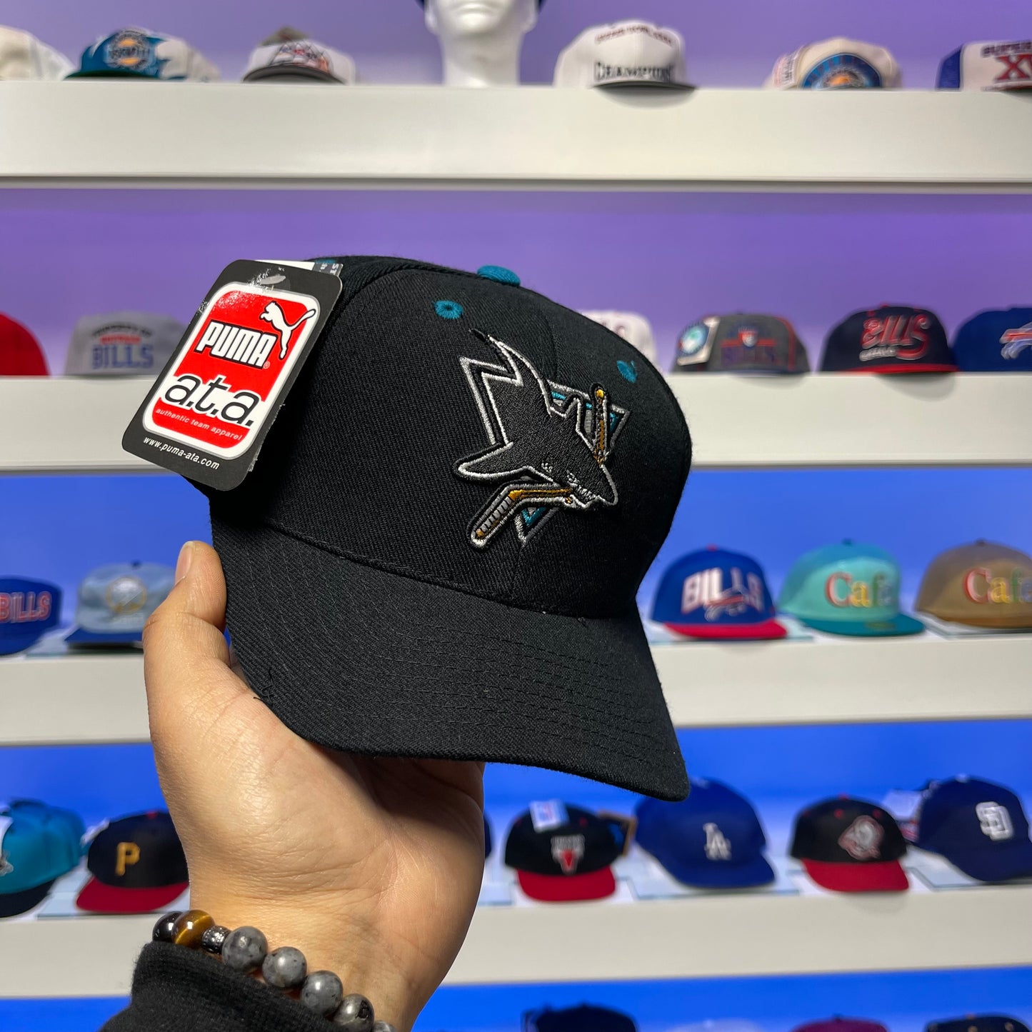 Vintage NHL San Jose Sharks Snap Back dead Stock New