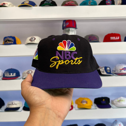 Vintage NBA Sports News Sports Specialties Black Dome Snap Back