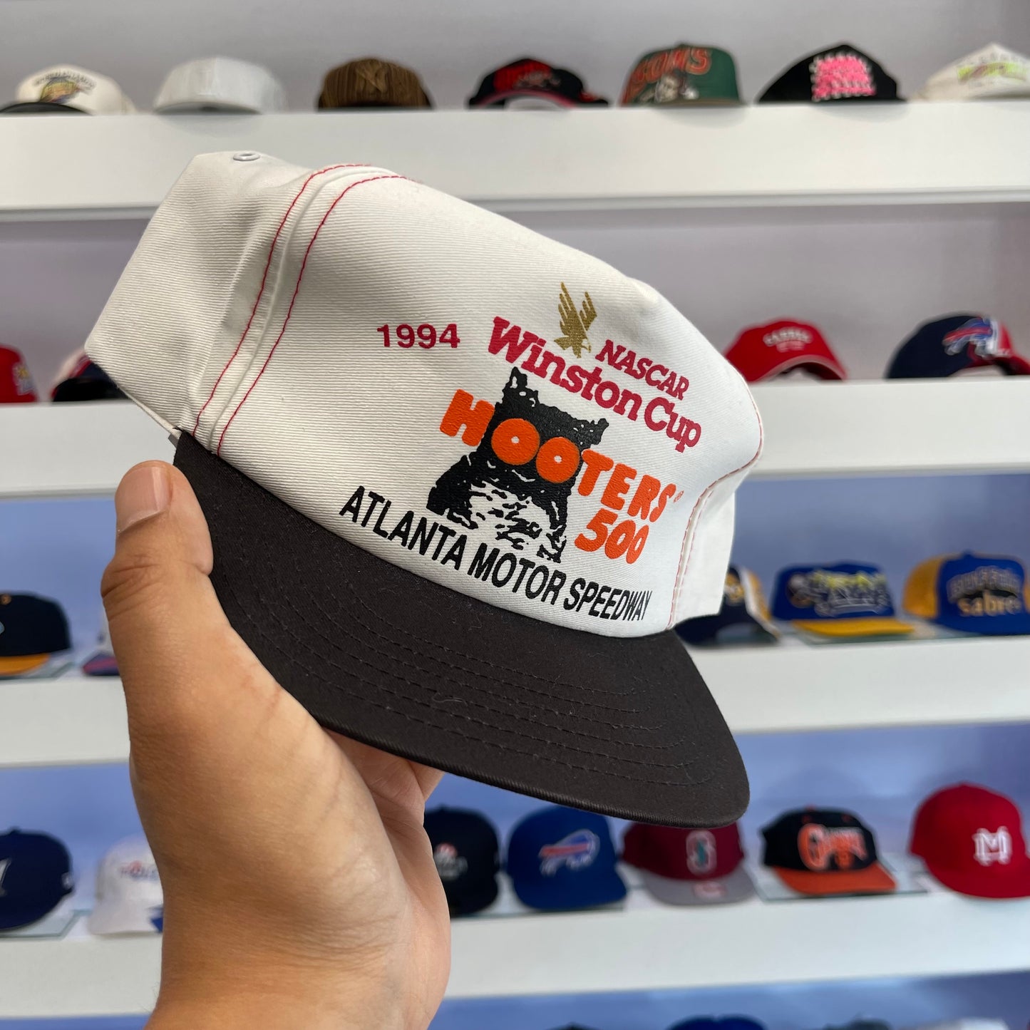 Vintage 1994 NASCAR Winston Cup Hooters Snap Back