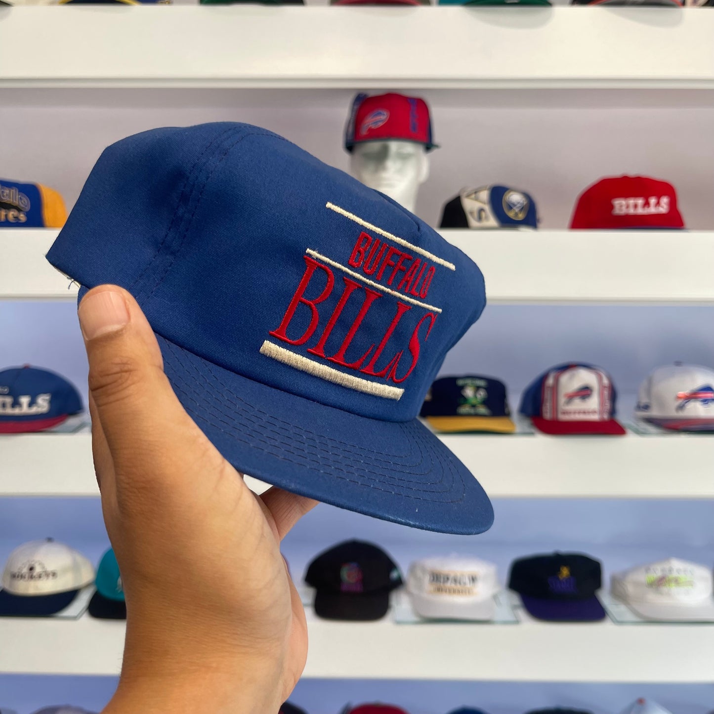 Vintage Buffalo Bills Split Bar Snap Back