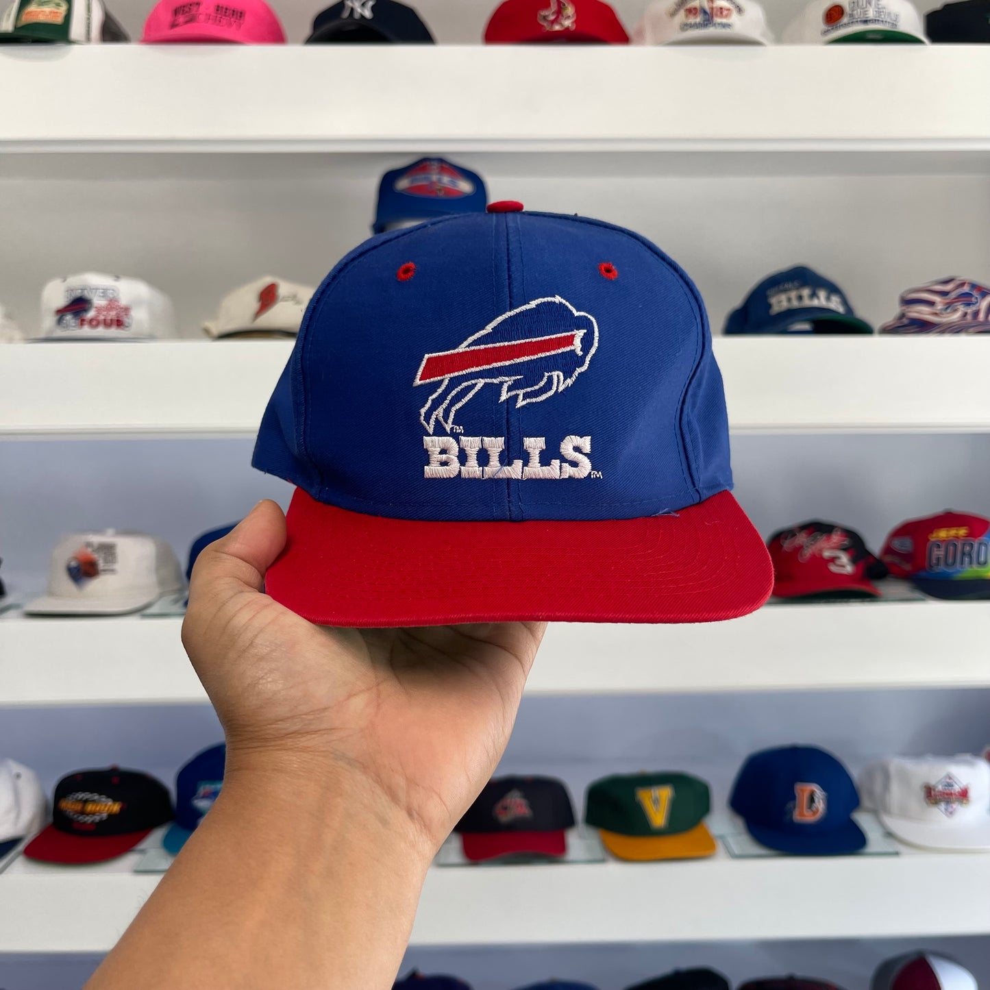 Vintage 1990s Buffalo Bills Twill Sports Illustrated Snap Back
