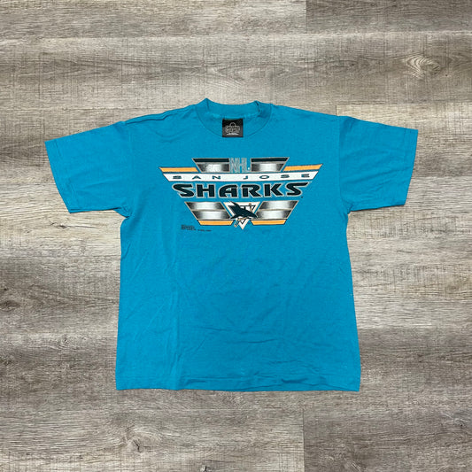 1994 San Jose Sharks T Shirt Size Large