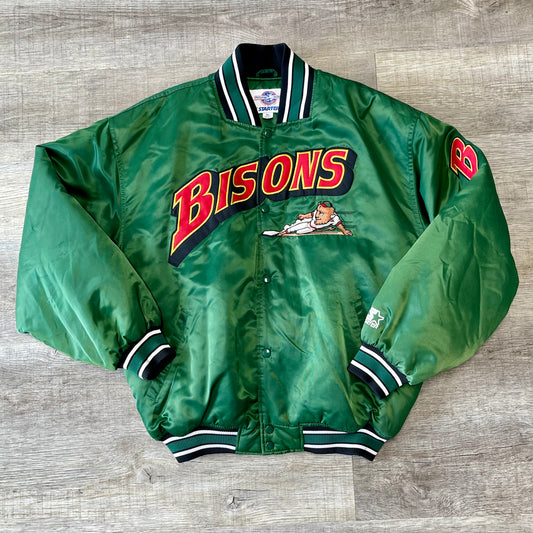 Vintage 1990s Buffalo Bisons Starter Satin Jacket Size XL