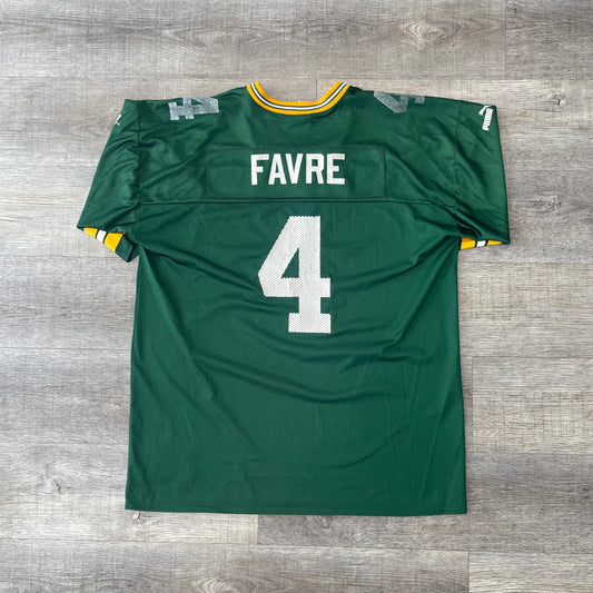 Vintage Brett Favre Green Bay Packers PUMA Jersey Size XL