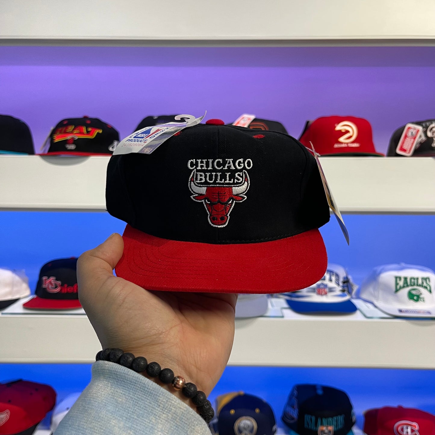 Vintage NBA 1990s Chicago Bulls Youth G Cap Snap Back New with Tags