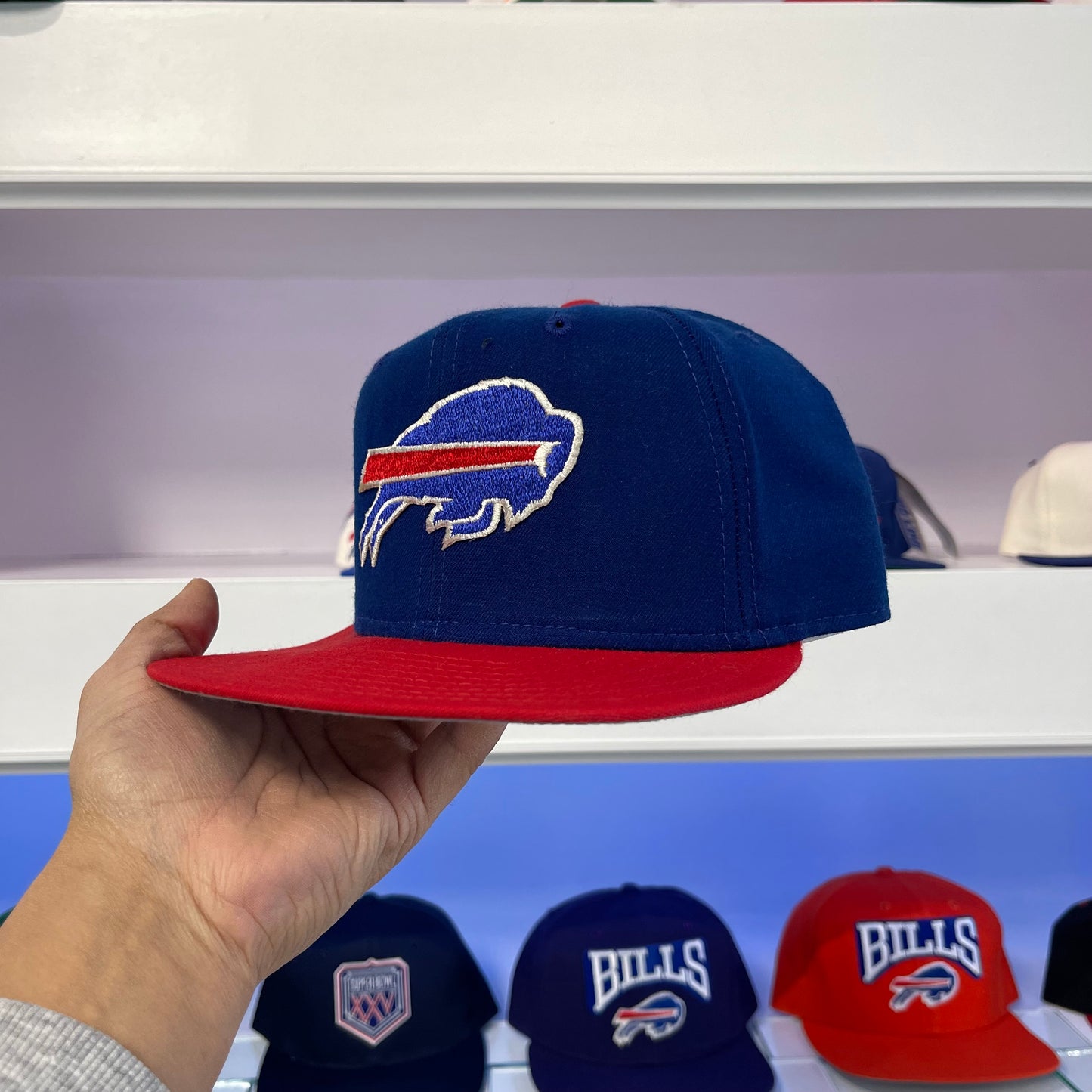 Vintage 1990s Buffalo Bills Wool New Era Snap Back