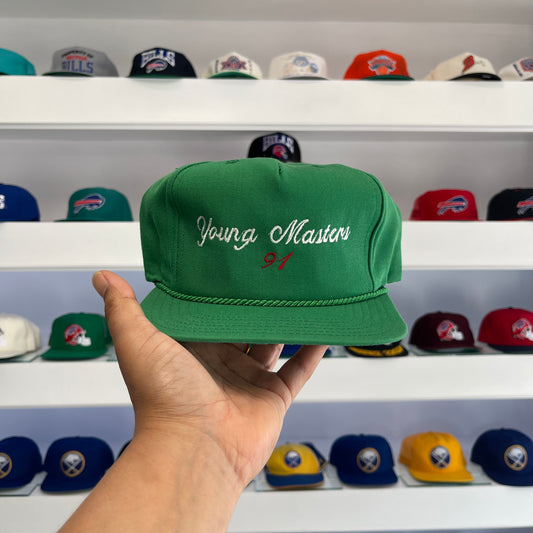 Vintage 1991 Young Masters Golf Snap Back
