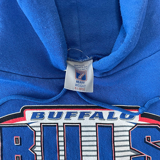 Vintage 1990s NFL Buffalo Bills Logo 7 Hoodie Size XL