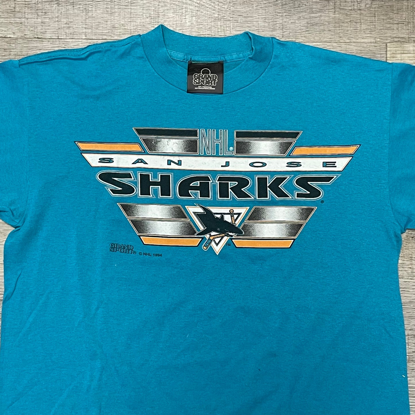 1994 San Jose Sharks T Shirt Size Large