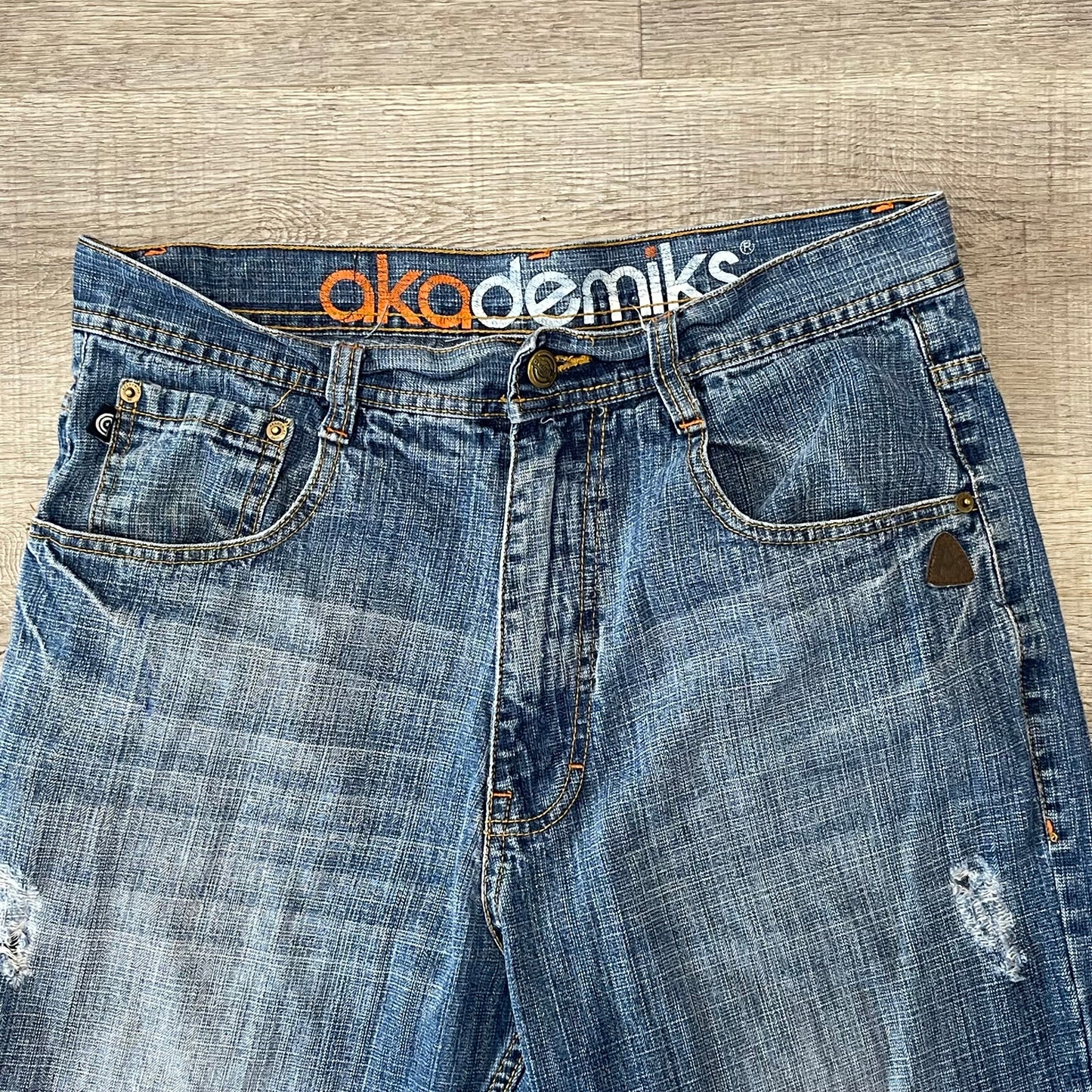 Vintage 2000s Akademics Denim Jeans Size 34/34