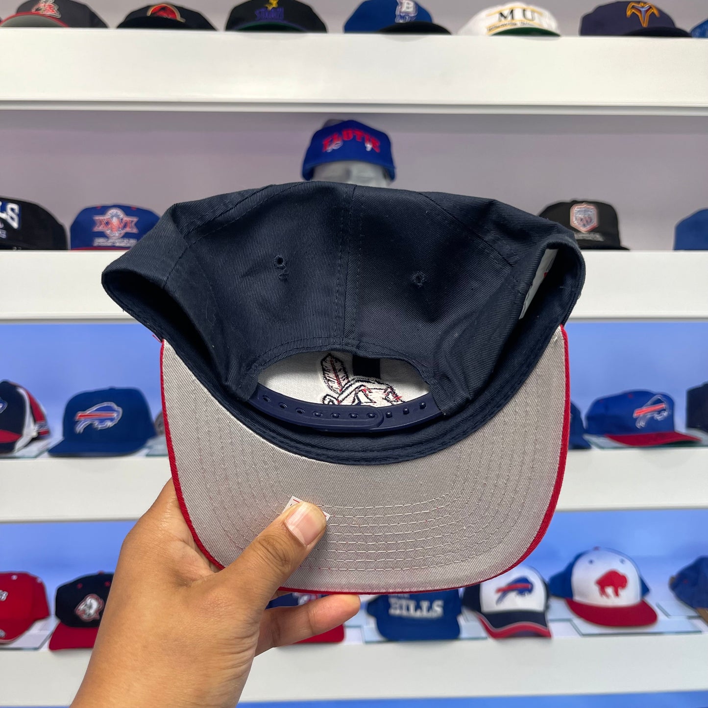 Vintage 1990s MLB Cleveland Indians Twill Snap Back
