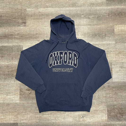 Vintage 1990s Oxford University Hoodie Size XL