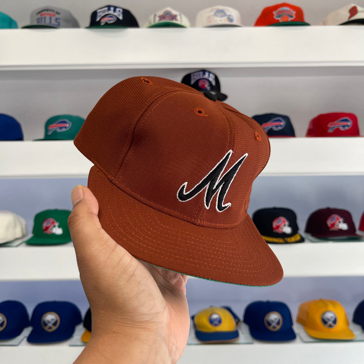 Vintage 1990s M Logo Nylon Snap Back