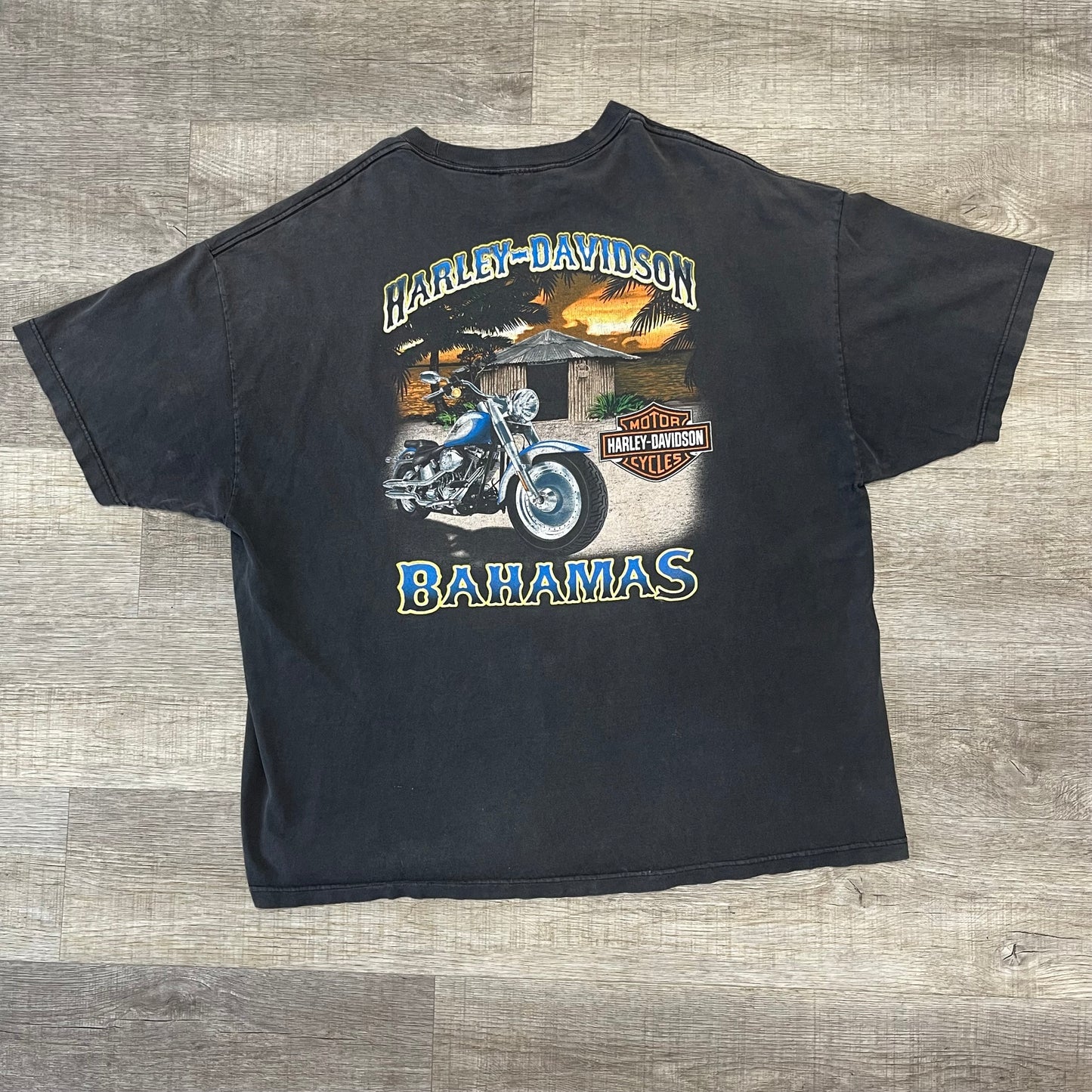 Vintage 1990s Harley-Davidson Bahamas Shirt Size 4x
