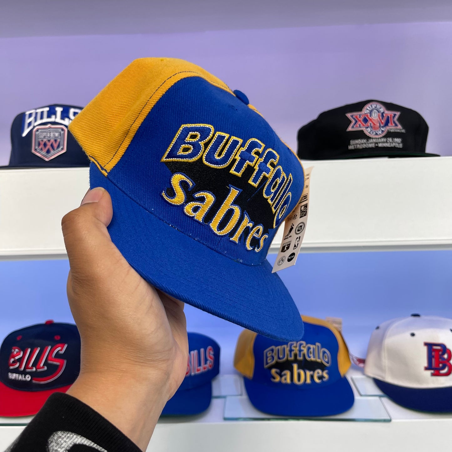 Vintage 1990s NHL Buffalo Sabres Snap Back New with Tags