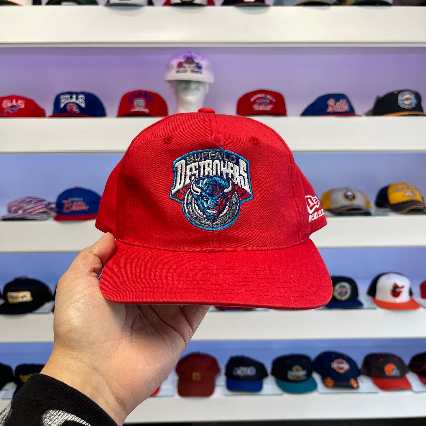 Vintage 1990s Buffalo Destroyers Twill Snap Back