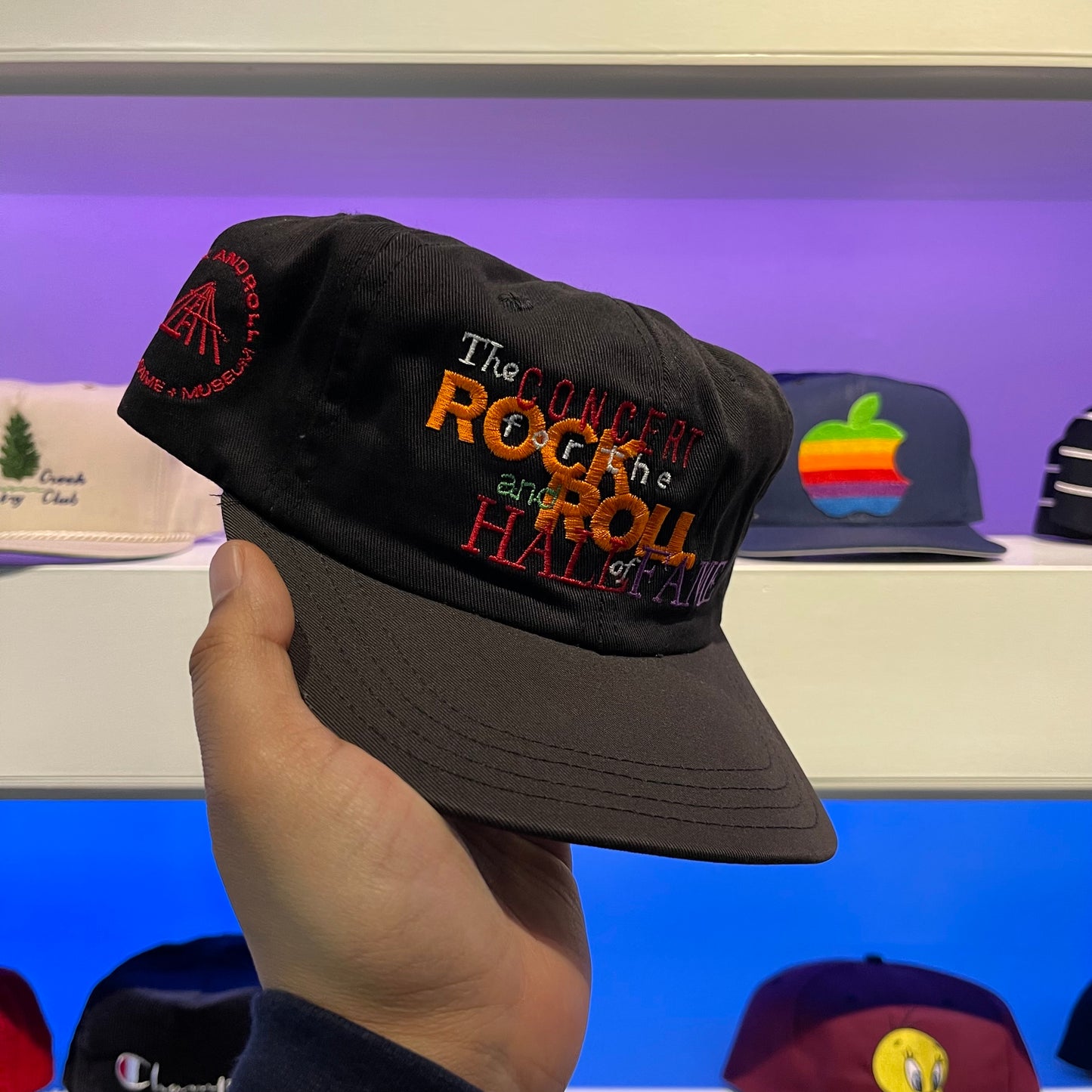 Vintage 1990s Rock n Roll Hall of Fame Snap Back