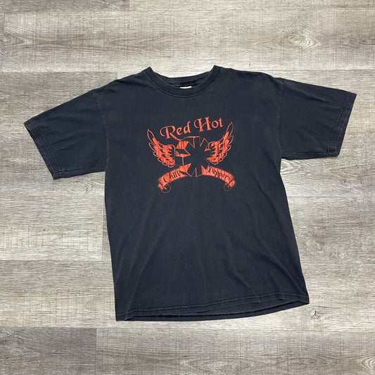 Vintage Red Hot Chili Peppers European Tour Shirt Size Large