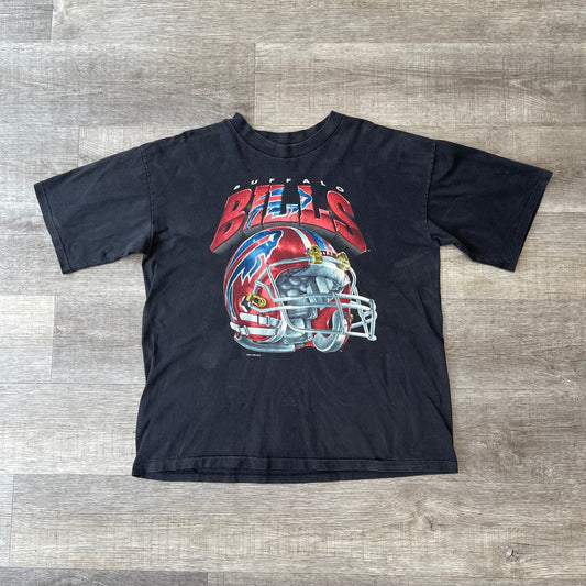 Vintage 1990s NFL Buffalo Bills Helmet Shirt Size XL