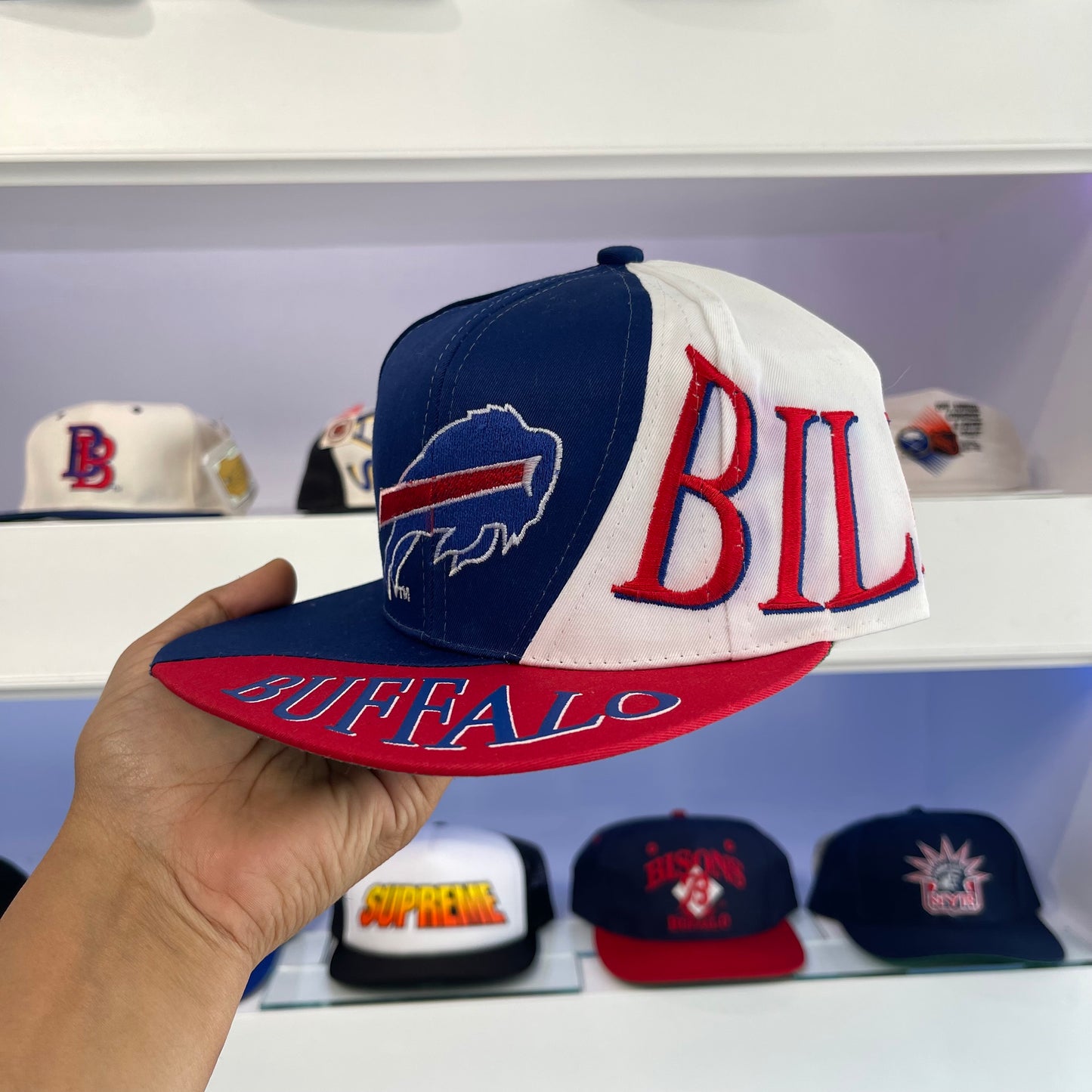 Vintage 1990s Buffalo Bills Twill NFL Snap Back