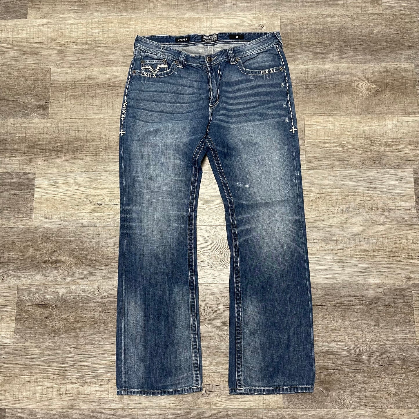 Vintage Y2K Affliction Denim Jeans Size 38x44