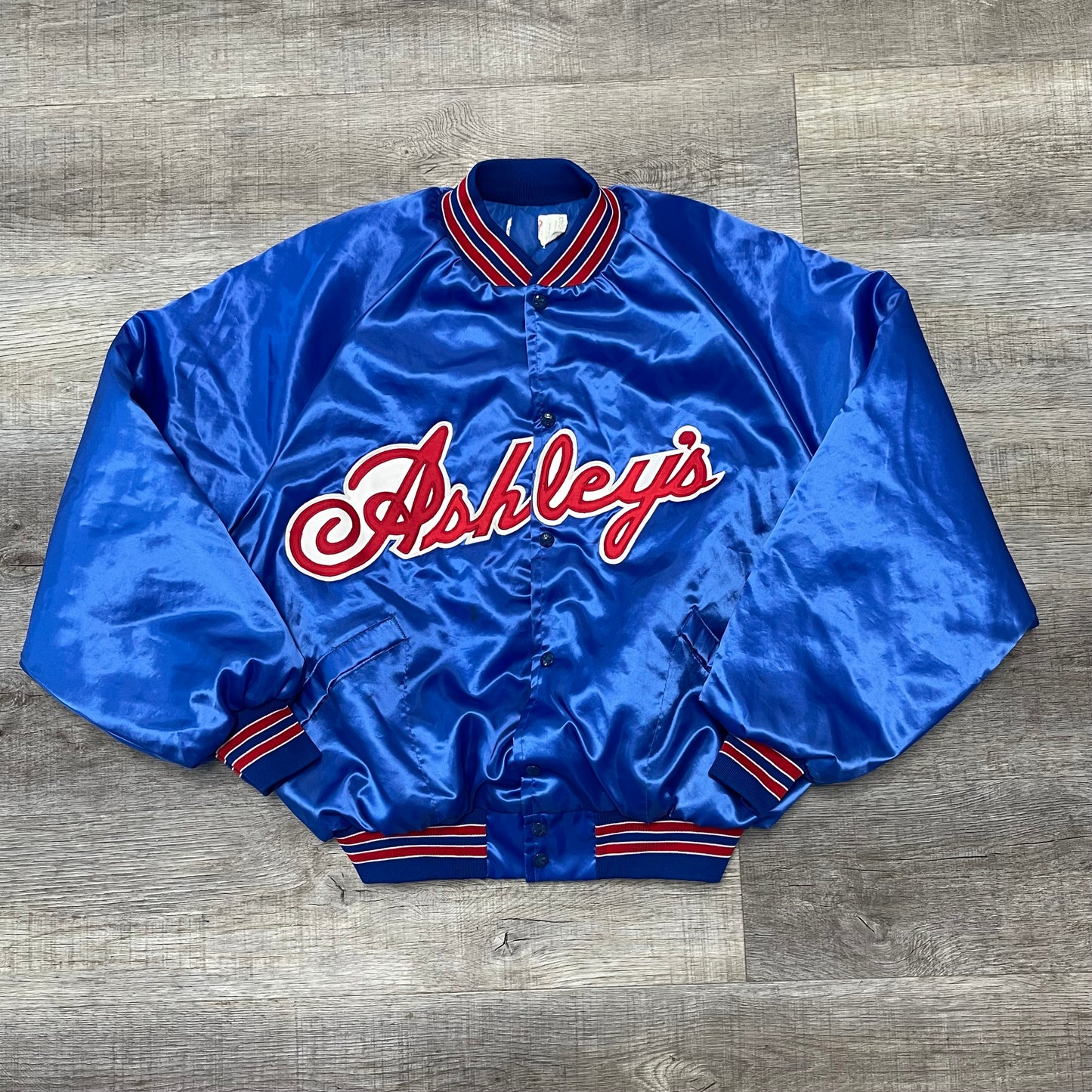 Vintage 1990s Ashley’s Night Club Satin Jacket Size XL