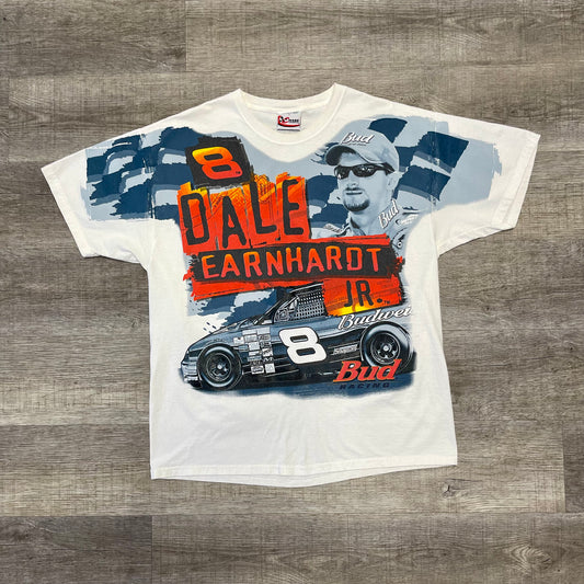 Vintage Dale Earnhardt Jr. All Over Print Shirt Size Large