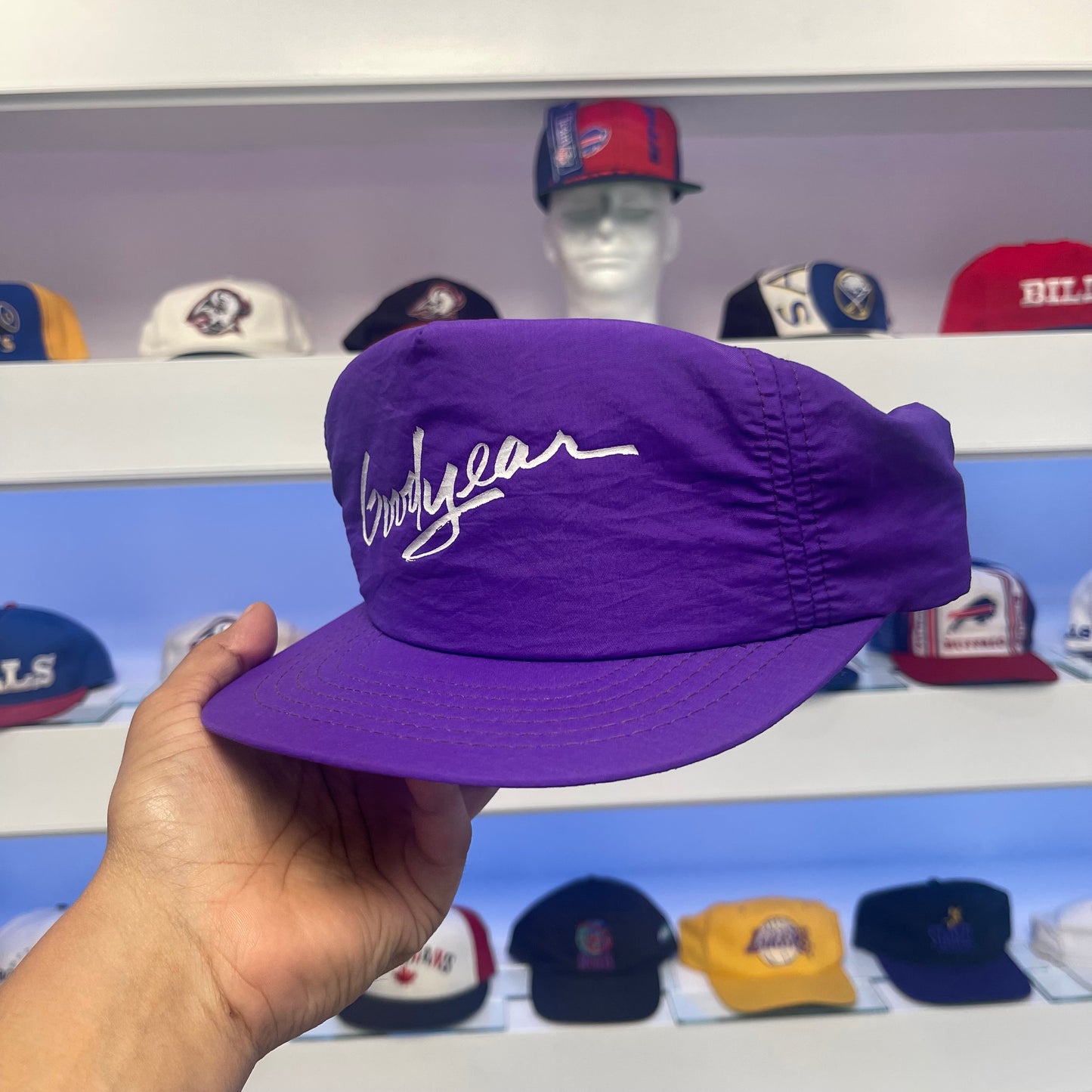 Vintage Goodyear Purple Snap Back