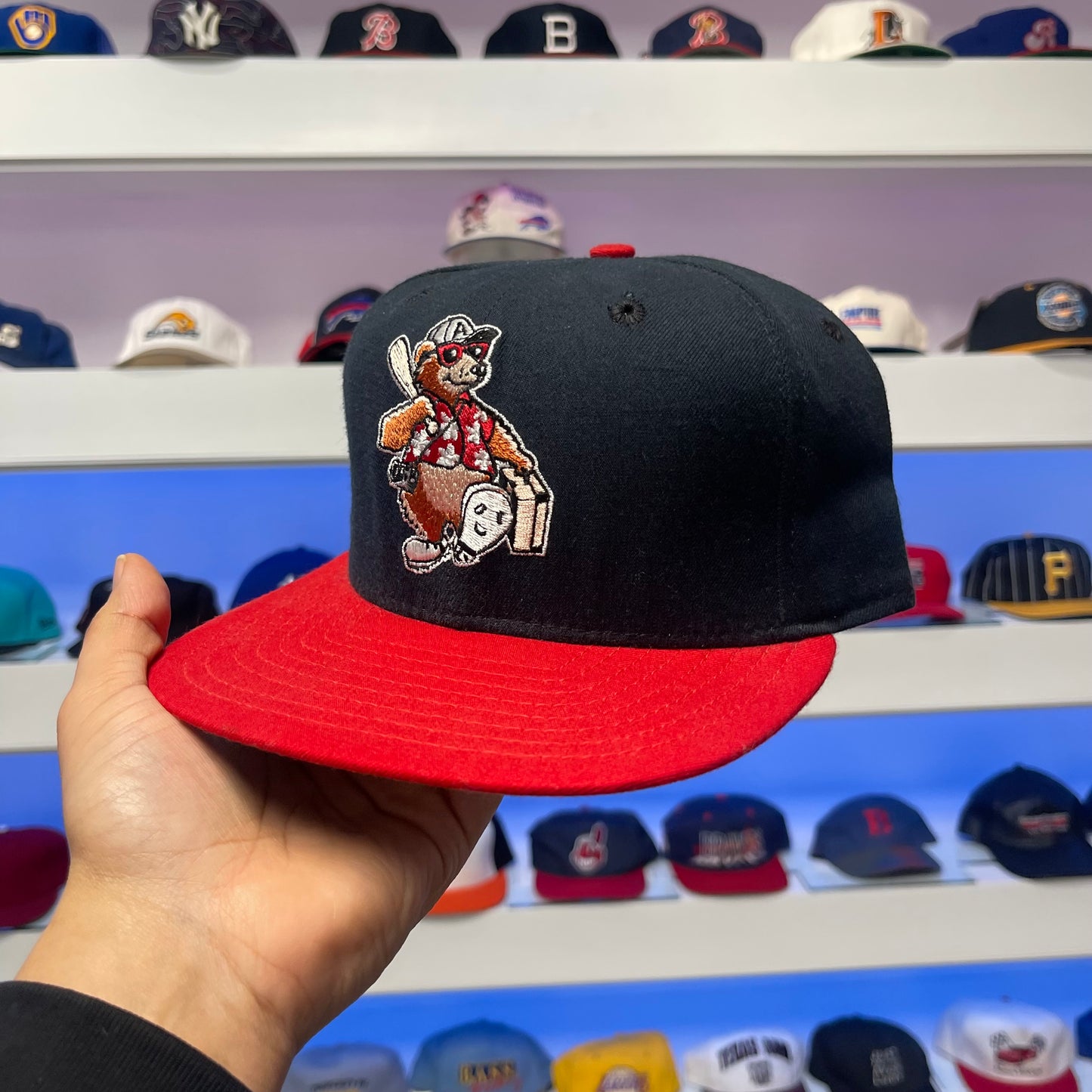 Vintage 1990s MiLB Asheville Tourists Wool Snap Back