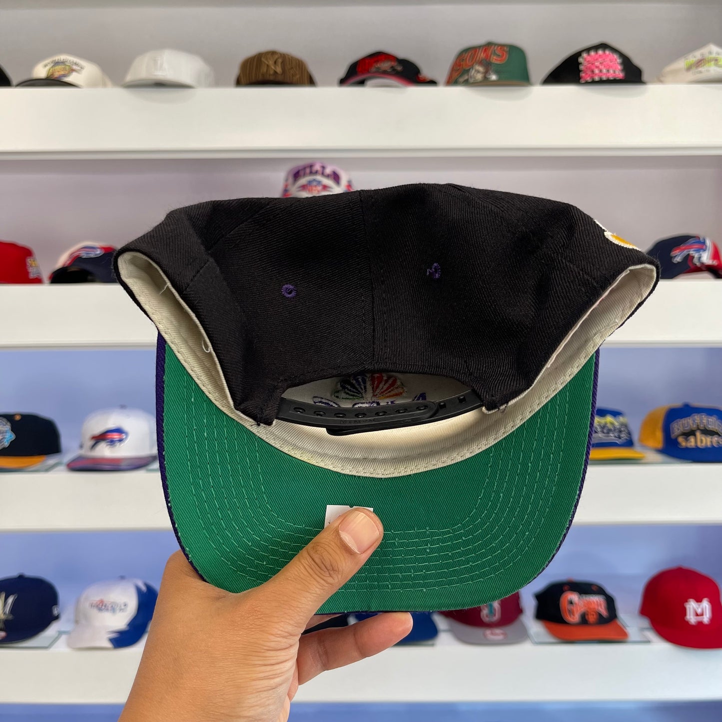 Vintage NBC News Sports Black Dome Specialties Snap Back
