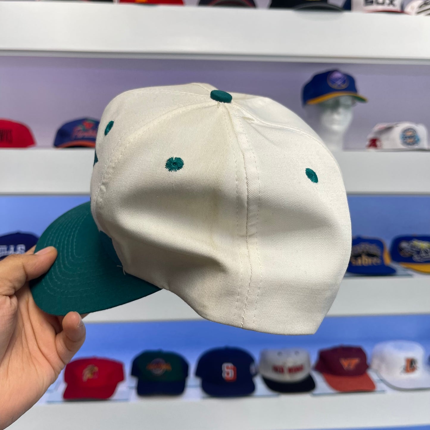 Vintage NFL Miami Dolphins Logo 7 Twill Snap Back