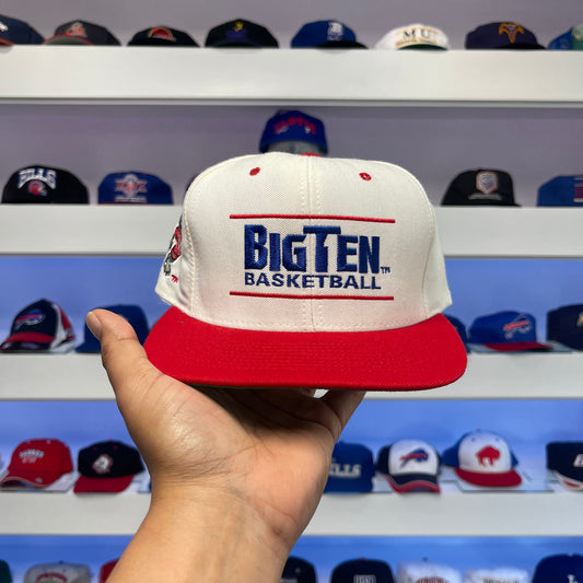 Vintage 1990s NCAA Wisconsin Badgers Big Ten Basketball Wool Snap Back