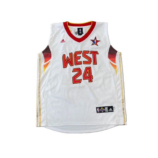 Vintage 2009 NBA Kobe Bryant All-Star Game “West 24” Adidas Jersey Size 54