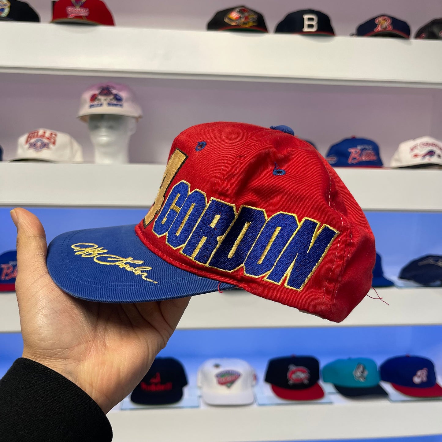 Vintage 1990s Jeff Gordon NASCAR Twill Snap Back