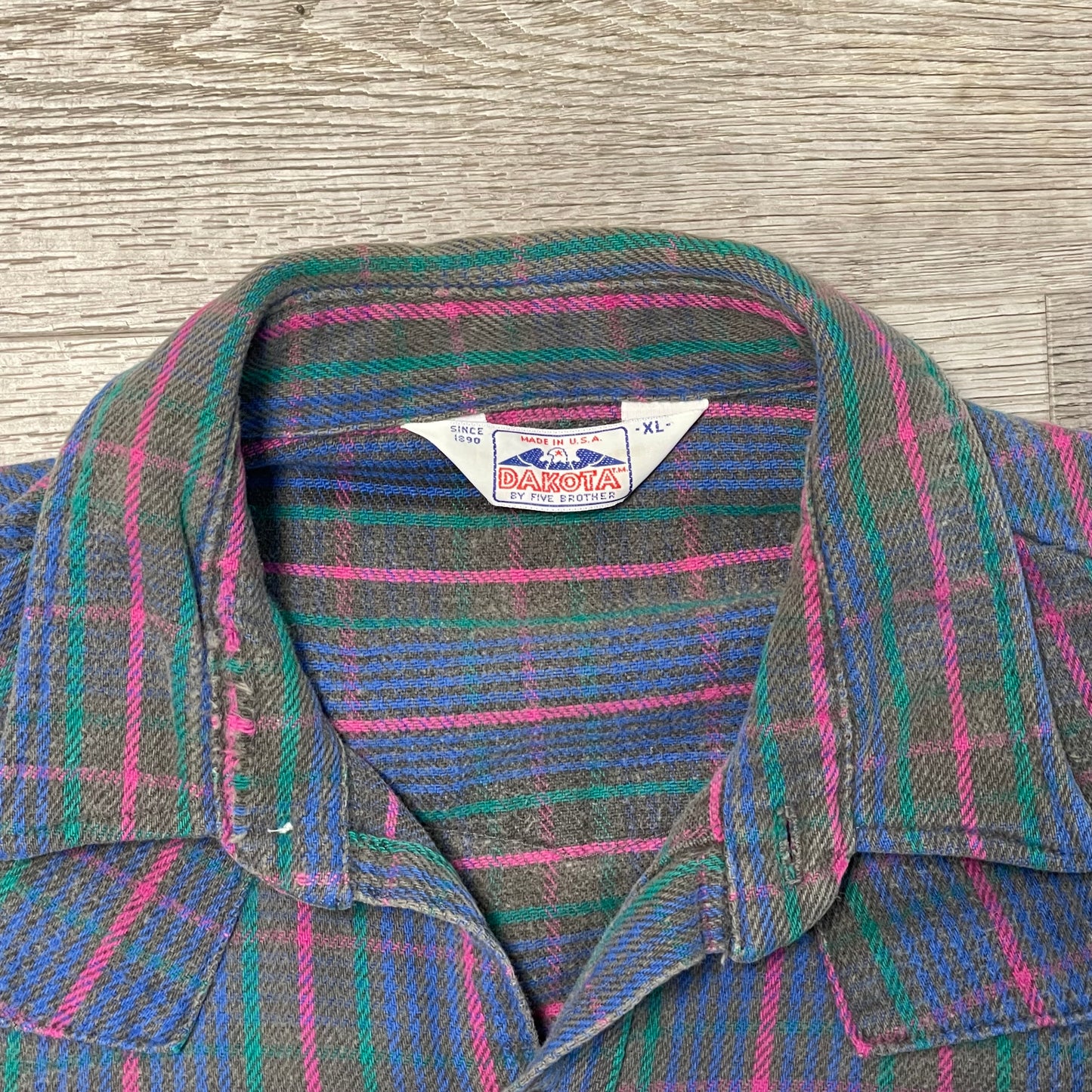 Vintage Dakota Everything Vintage Flannel Size XL