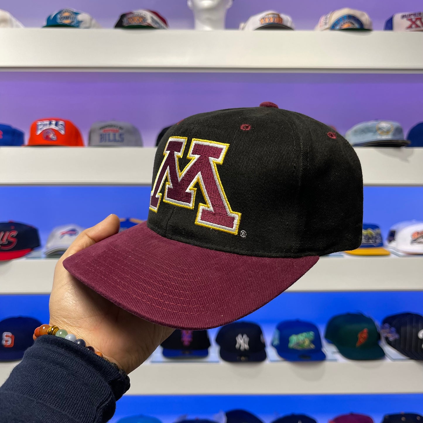 Vintage 1990s NCAA Minnesota Gophers Starter Snap Back New Dead Stock