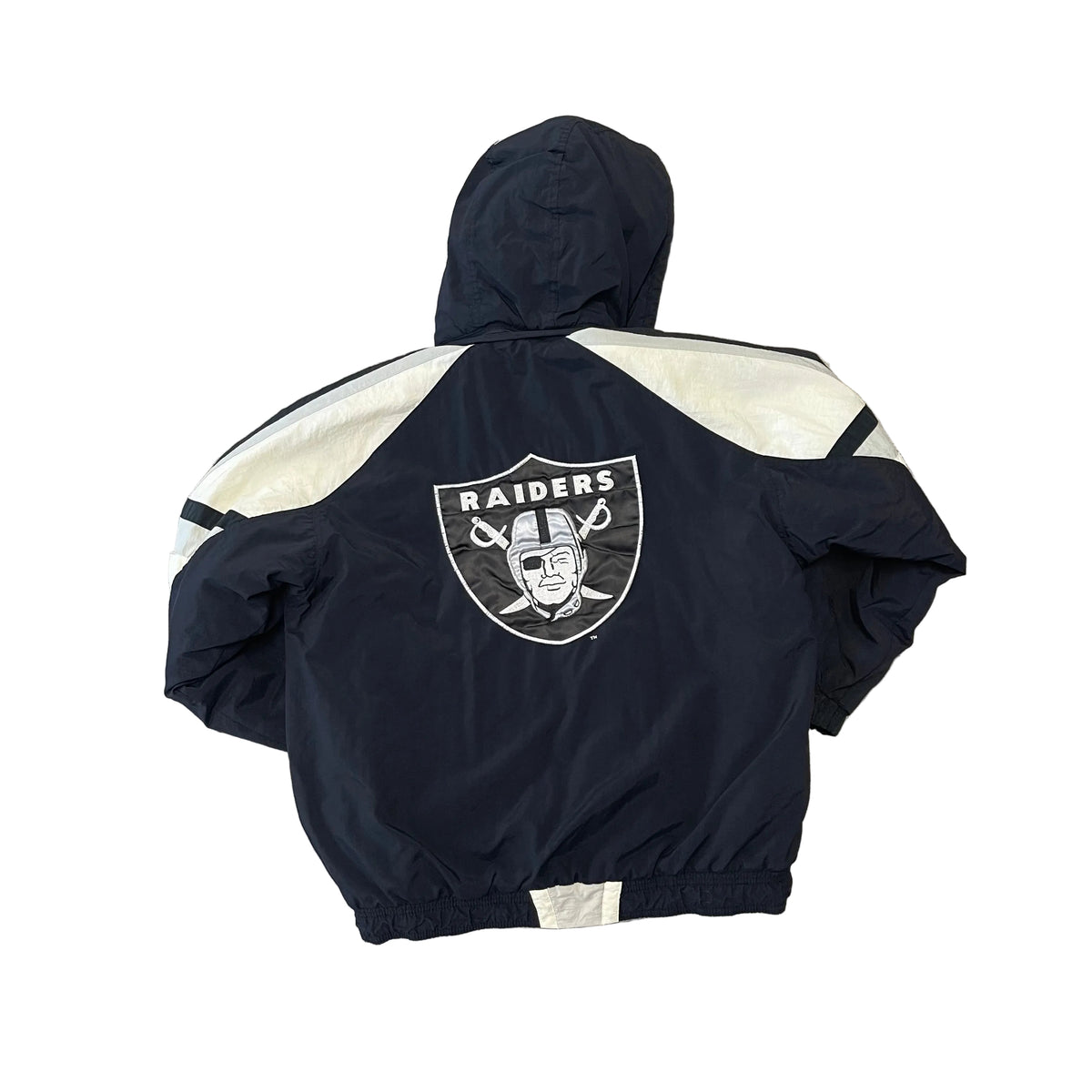 Vintage 1990s NFL Raiders Starter Puffer Jacket Size Large