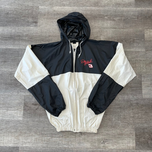 Vintage 1990s Dale Earnhardt Sr. NASCAR Rain Coat Size Large