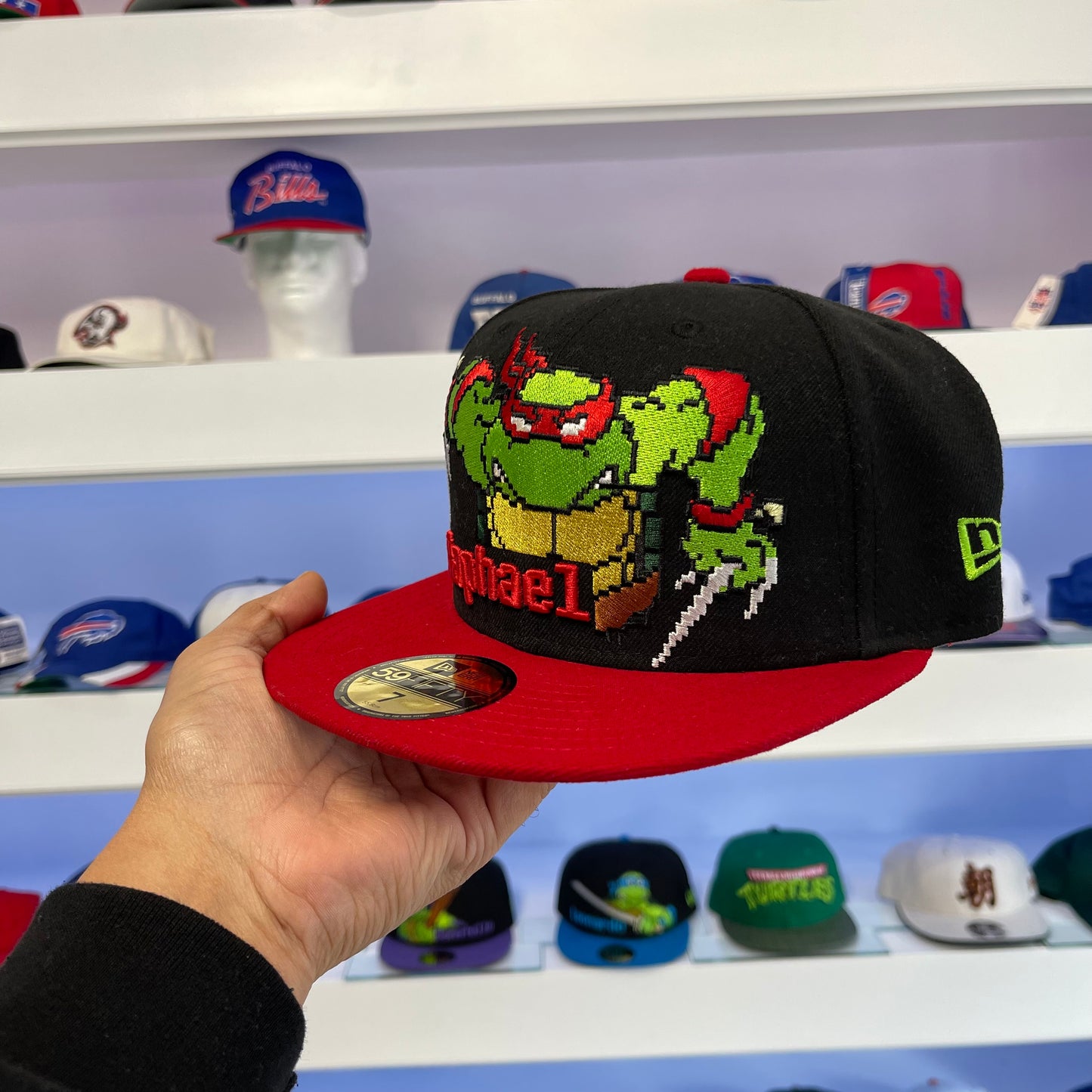 Teenage Mutant Ninja Turtles Raphael Fitted Size 7 TMNT