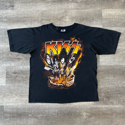 Vintage 1998 KISS Concert T-Shirt Psycho Circus Tour New Year's Buffalo NY XL