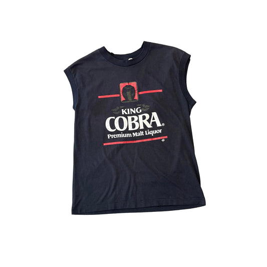 Vintage king Cobra Premium Malt Liquor Sleeveless Shirt Size Medium