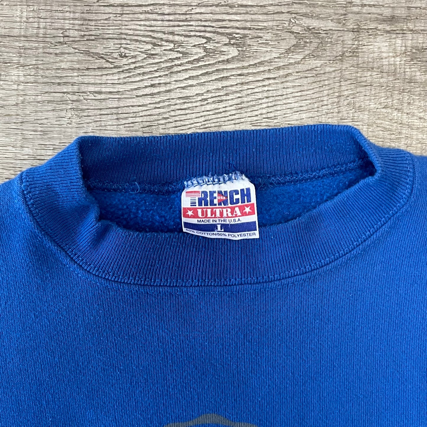 Vintage 1990s NFL Buffalo Bills Trench Sweatshirt Size Large