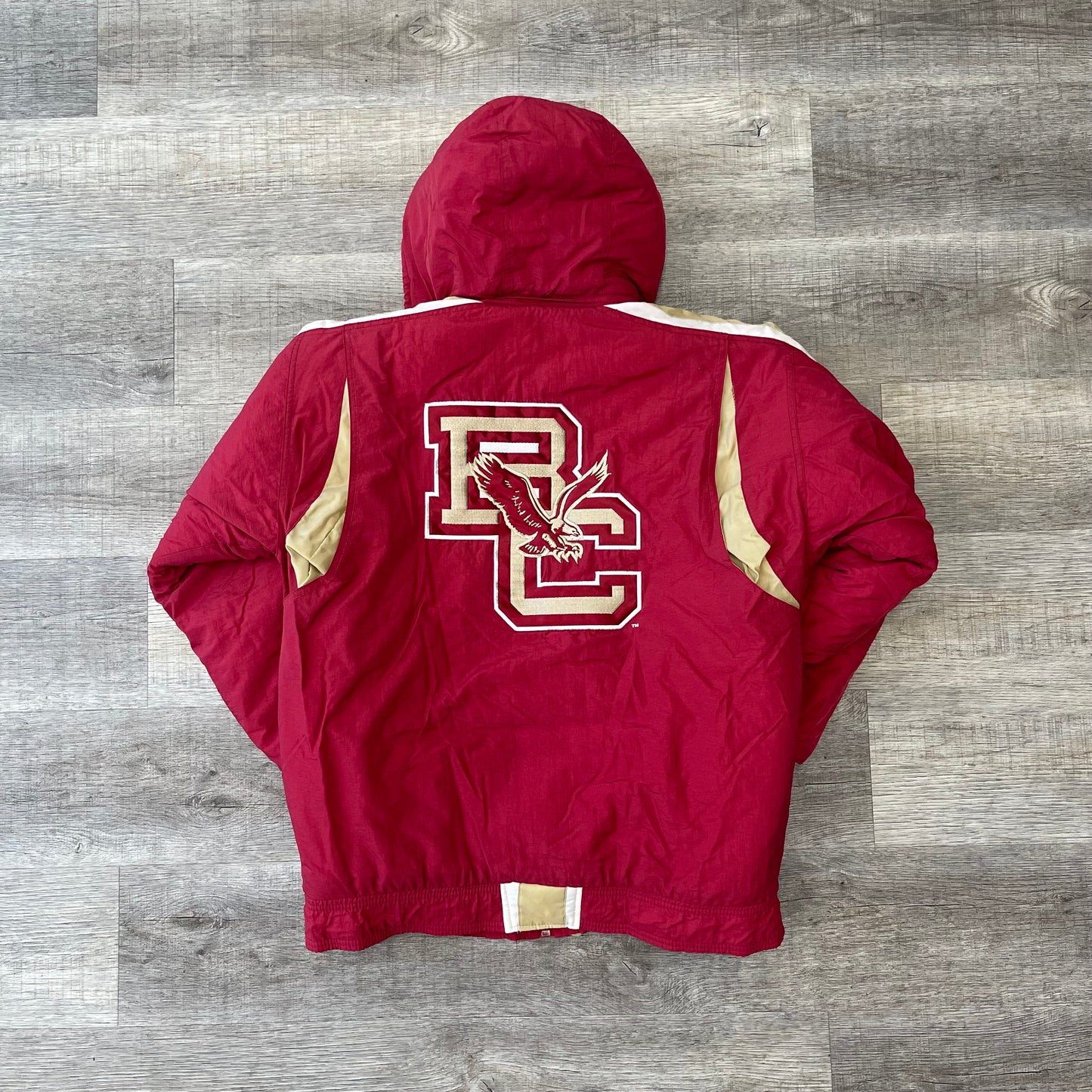 1990s Boston College Starter Jacket Size Medium