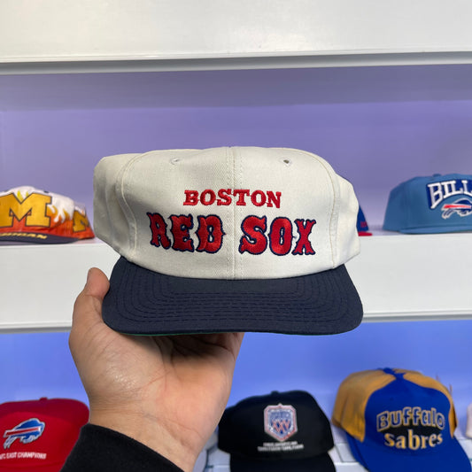 Vintage 1990s MLB Boston Red Sox Wool Snap Back