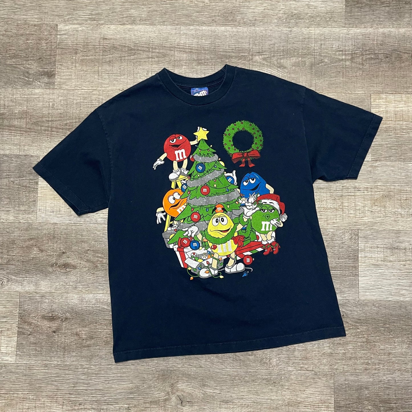 Vintage M&M’s Christmas Shirt Size XL